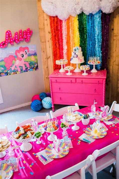 How To Host A My Little Pony Party Ally Turns 9 Jenny Cookies