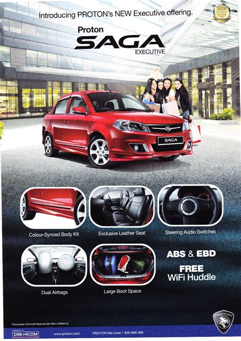 Ia tersedia dalam 5 warna, 3 varian, 1 mesin, dan manual dan automatic pilihan transmisi di malaysia. Promosi Proton & Perodua: Proton Saga FLX Executive - Baru