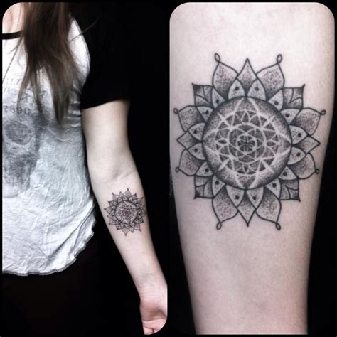 Mandala And Dot Work Shading Tattoo Golden Iron Tattoo Studio Is