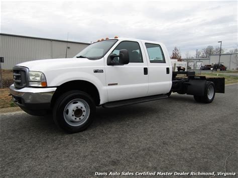 2003 Ford F 450 Super Duty Xl Diesel Dually Crew Cab And Chassis Sold