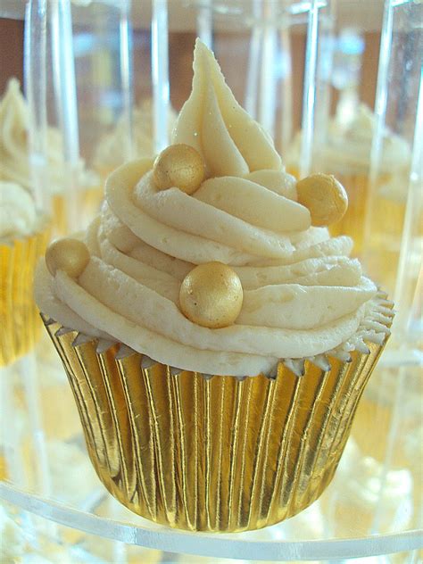 Gold Handmade Sugar Pearl Wedding Cupcakes Heavenly Cupcakes Flickr