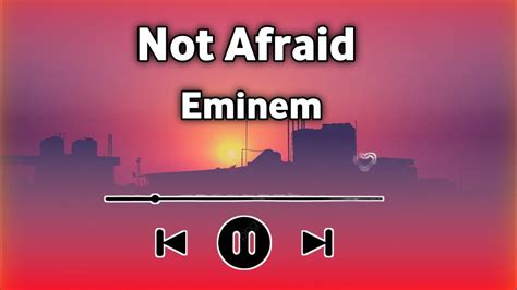 Eminem Not Afraid Official Audio English Song Pop Music 2022