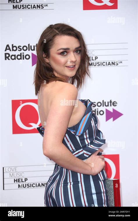 Actress Maisie Williams Poses For Photographers Upon Arrival At The Q