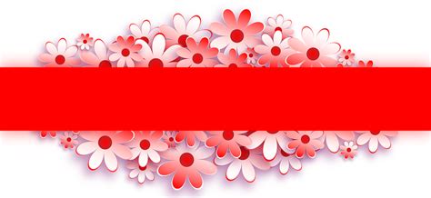 Banner Flower Red For · Free Image On Pixabay