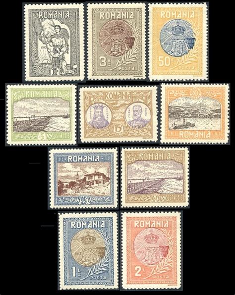 Romanian Stamps Commemoratives Of 1903 1913