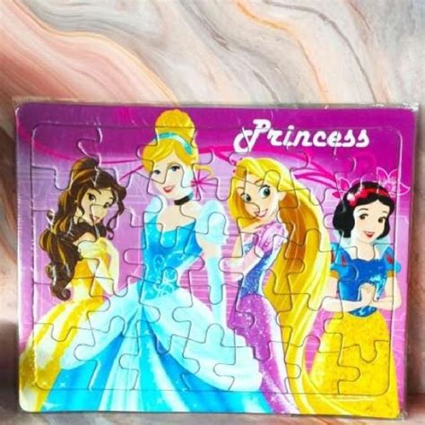 Jual Puzzle Edukasi Anakkarton Karakterseri Princess Dan Sofia Di