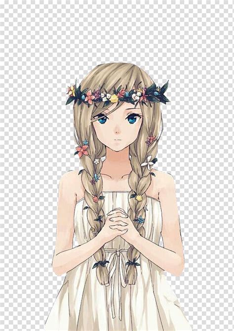 Anime Clipart Long Hair Anime Long Hair Transparent Free For Download