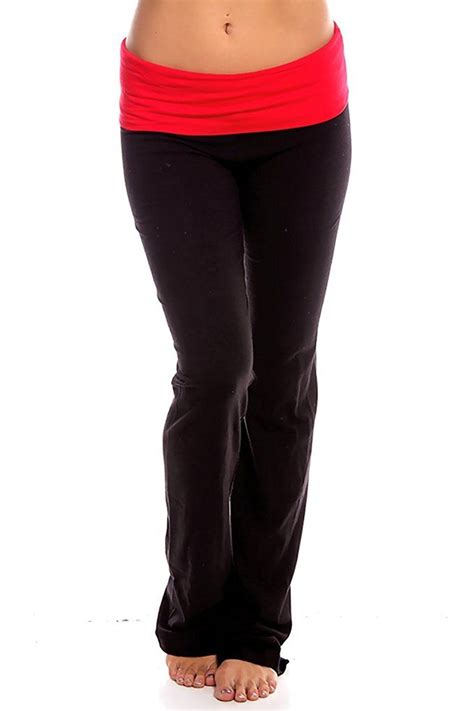 Lolli Couture Fold Over Yoga Workout Long Pants Price 1099