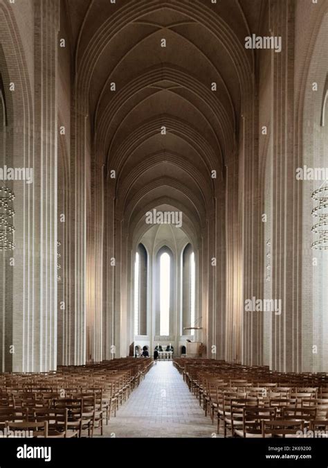 The Beautiful Interior Of The Grundtvigs Church Stock Photo Alamy