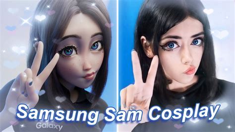 Me Convierto En Sam La Asistente De Samsung 📱 Cosplay De La Waifu