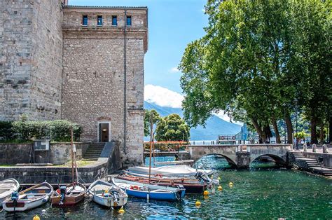 The Fortress Rocca Di Garda With Boats And Views Of Lake Garda Riva