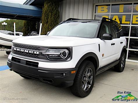 2021 Oxford White Ford Bronco Sport Badlands 4x4 141030703 Photo 12