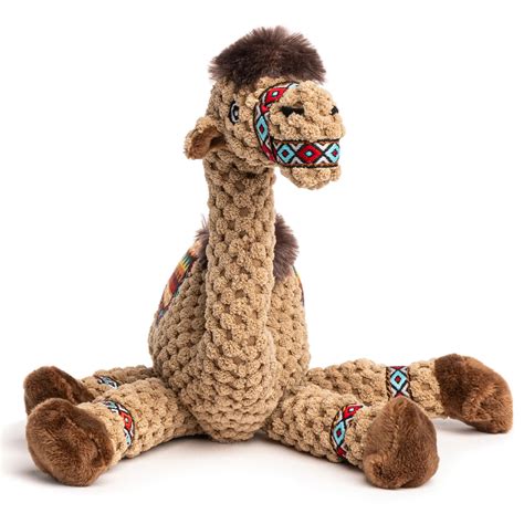 Fabdog Floppy Camel Plush Squeaker Dog Toy Extra Large