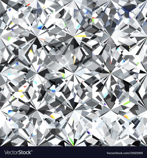 Seamless Crystal Diamond Pattern Royalty Free Vector Image