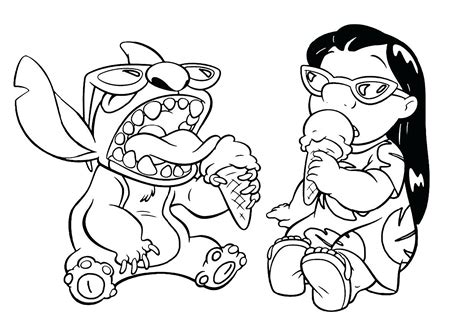 Lilo And Stich To Print Lilo And Stich Kids Coloring Pages