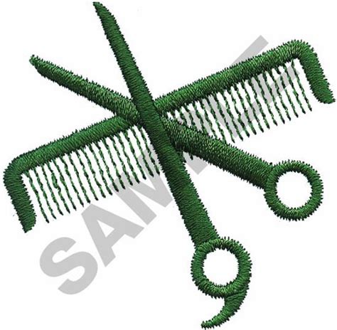 Scissors And Comb Embroidery Designs Machine Embroidery Designs At