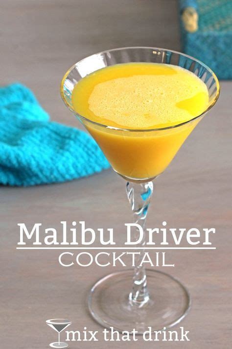 See more ideas about malibu cocktails to search the recipe archives by alcohol (vodka, gin, etc.) or theme (birthday, floral, st. Malibu Driver drink recipe | Cocktails with malibu rum ...