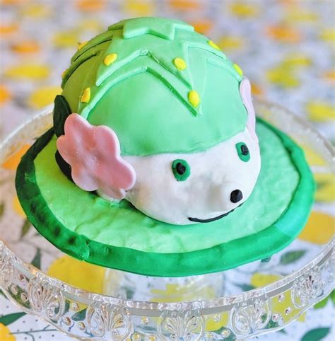 Craft Oc Heres The Shaymin Cake My Dad Made Me For My Birthday