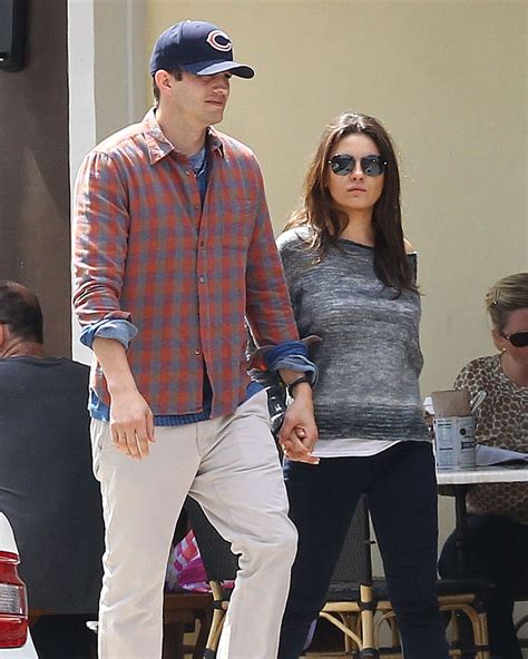 Mila Kunis And Ashton Kutcher Out For Lunch In Studio City Hawtcelebs