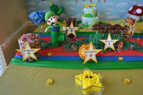 Super Mario Brothers Birthday Party Ideas Photo 7 Of 22 Catch My Party