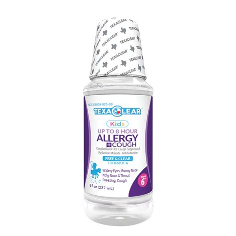 Texaclear Kids Allergy Relief Liquid Shop Sinus And Allergy At H E B