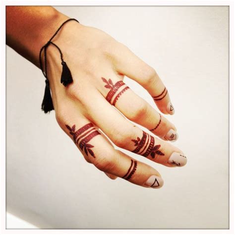 It's a design meant to be enjoyed more by the person getting the tattoo than others looking at it. Simple Mehndi Designs For Fingers - Threads - WeRIndia