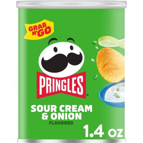 Pringles Sour Cream And Onion Flavored Potato Crisps