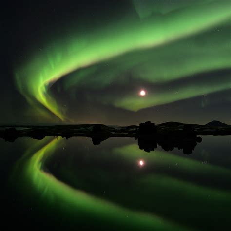 Aurora Borealis Iceland Desktop Wallpaper Beautiful Place