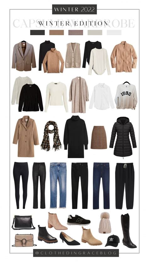 Winter Capsule Wardrobe Clothed In Grace