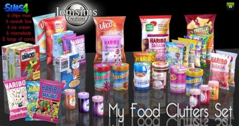 Food Clutter At Jomsims Creations Sims 4 Updates