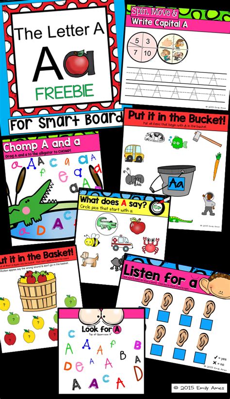 Have the teams race to. Alphabet-Letter A SMARTBoard Activities FREEBIE (Smart ...