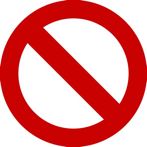 No Entry Stop Forbidden Icon 10070 Free Icons And Png Backgrounds