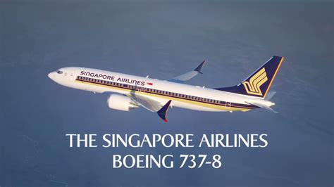 Singapore Airlines Boeing 737 8 Fly Through Experience Youtube