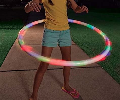 Light Up Hula Hoop 30 Kids Led Toy Dance Spinning Lighted Future Hoop