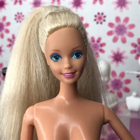 Mattel Vintage Barbie Doll Nude Blonde Superstar Replacement Or My