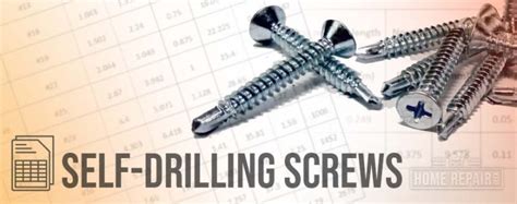 Self Drilling Screw Size Chart Full Guide For All Your Diy Needs