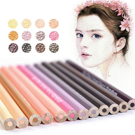 Shop 12 Skin Tones Colored Pencils Oil Based At Artsy Sister