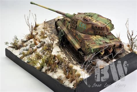 King Tiger Ardennes Ardennes Military Diorama Tiger Tank