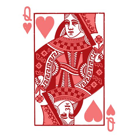 Queen Of Hearts Playing Card Svg Inspire Uplift