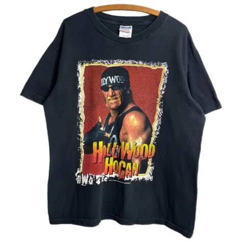 Vintage 1990s Hulk Hogan Hollywood Hogan Nwo Wcw Wrestling Shirt 90s