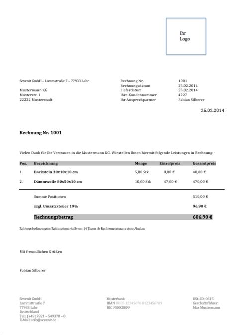 Online bewerbung muster mit deckblatt anschreiben lebenslauf. Netto-Rechnung - Unterschied Brutto Netto Rechnung mit ...