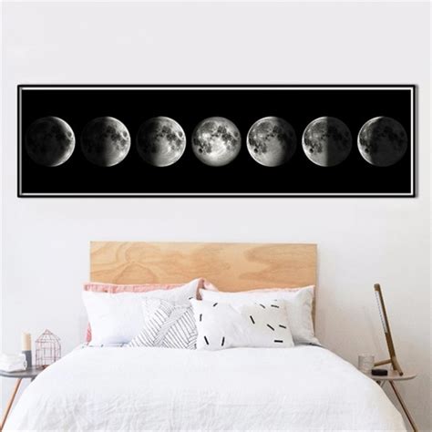 15 Best Collection Of Moon Phases Canvas Art