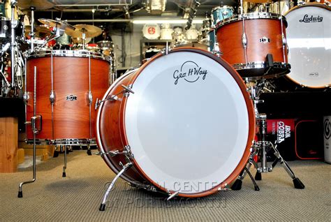 George Way Tradition Tuxedo Cherry Drum Set 131622 Drum Center Of
