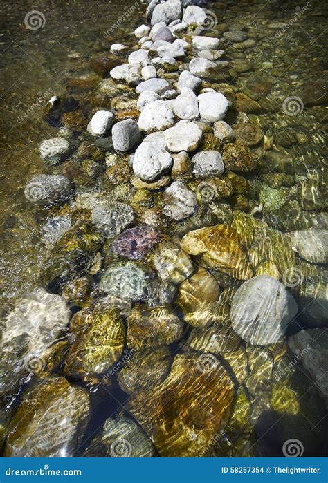 A River Stream With Pebbles Stock Photo Image Of River Colorfull