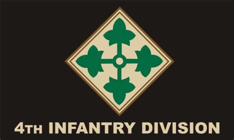 4th Infantry Division Military Flags Fredsflags