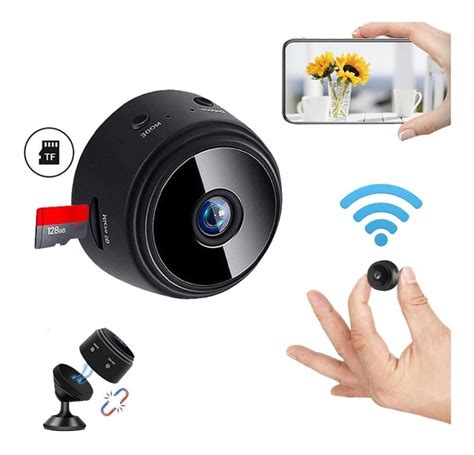 Câmera Wifi Espiã Visão Noturna Com Gravador De Voz Mini A9 Mercadolivre