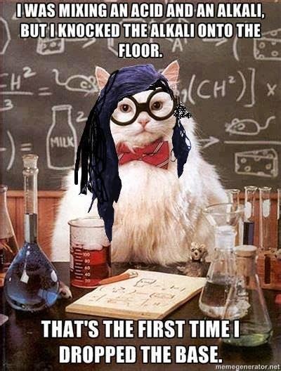 Science Cat Chemistry Cat Science Cat Science Cartoons Science