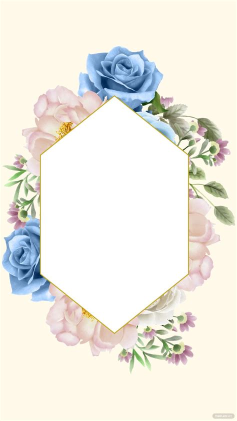 Free Pink Floral Frame Background In Eps Illustrator  Svg