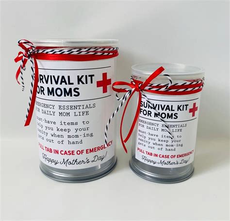 Mom Survival Kit T For Mothers Day Survival Kit Favor In Etsy