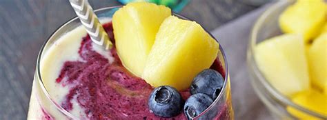 Smoothie, depending on the amount of liquid added. Blueberry Pineapple Galaxy Smoothie | Dole Frozen Fruit ...